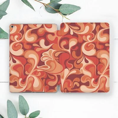 Red Aesthetic Vintage Abstract Case For iPad 10.2 Pro 12.9 11 9.7 Air 4 5 Mini - Image 1 of 4