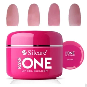 Silcare Base One UV GEL Cover Dark Light Medium NUDE Nails Builder Extensions - Picture 1 of 6