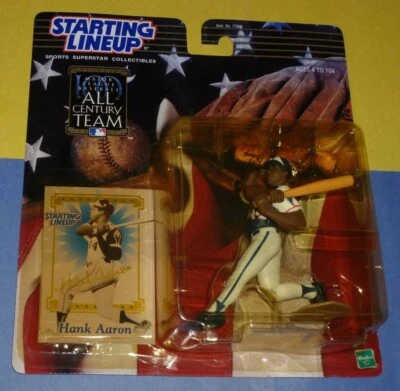 Hank Aaron Milwaukee Braves All Century Team Hasbro 2000 alineación inicial Foto 1 de 3
