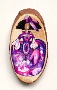 Iman inspirado en las meninas de Velazquez pintado a mano diseño único nuevo  - Imagen 1 de 1