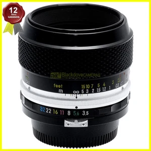 Nikon Micro Nikkor 55mm f3,5 Obiettivo macro x fotocamere innesto F a forcella - Imagen 1 de 5