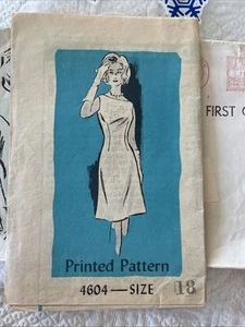 1960s Original Mail Order Pattern Anne Adams Size 38” Bust Cut Complete - Picture 1 of 13