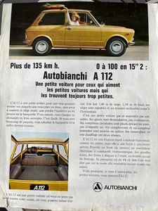 Autobianchi A 112 Prospekt von 1971 - Bild 1 von 1