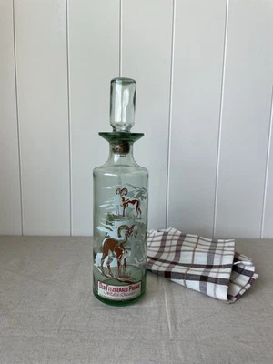 Vintage Old Fitzgerald Prime Bourbon Whiskey Wildlife Decanter American Bighorn - Image 1 of 4
