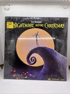 Tim Burton's The Nightmare Before Christmas 1994 Laserdisc Movie New Sealed - Picture 1 of 2