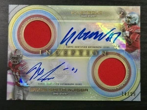 2022-23 Bowman U Inception CJ Stroud /Jaxon Smith-Njigba Dual Auto Relic 14/99 - Picture 1 of 2