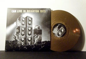 CAN Triple LP Live in Brighton 1975 Spoon Mute  Gold  Color krautrock  vinyl - Picture 1 of 1