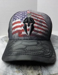 Kryptek Typhon Flagge ~ Outdoor Cap Herren Spartan Logo grau Camouflage verstellbar Mütze - Bild 1 von 7