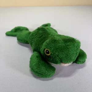 Gorro Rana Peluche Años 60/70 De Colección - Verde Blanco - 12" - LIMPIO - Imagen 1 de 7