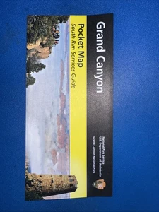 Grand Canyon National Park Pocket Map South Rim Service Guide - Paper Map - Picture 1 of 2