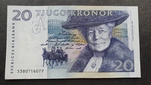 SVEZIA 20 corone 1995, P-61, ottime condizioni - Foto 1 di 2