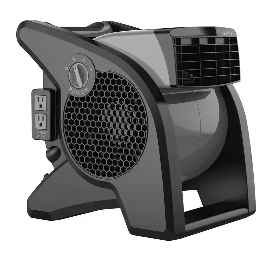 Lasko 11.2 in. 3 Speed High Velocity Blower Fan w/ 375 CFM, 2 Outlets - Image 1 of 4