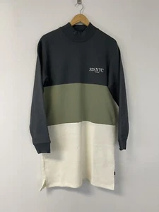 Superdry Dress Womens 4 Sweater Dress Color Block Striped Shift Long S. N252 - Picture 1 of 8