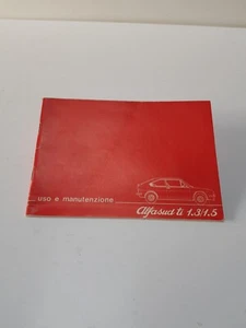 Manuale uso e manutenzione Alfa Romeo AlfaSud TI 1.3 / 1.5 nuovo originale 1978 - Foto 1 di 24