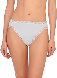 Natori BLISS 152058 Baby Blue Stretch Pima Cotton French Cut Brief Panty - XL - Picture 1 of 5