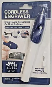 Cordless Engraver Engraves Personalizes Most Surfaces 2023 NEW - Picture 1 of 8
