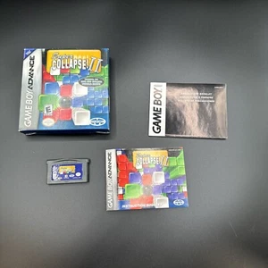 Nintendo Game Boy Advance GBA Super Collapse II With Box And Manual CIB - Picture 1 of 11