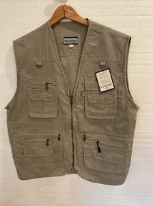 slazenger utility cargo vest mens XXXL fishing outdoor pockets waistcoat NEW - Picture 1 of 15