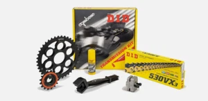 KIT TRASMISSIONE DID PROFESSIONAL CATENA 525 ZVMX2 G&G KTM LC8 1190 ADVENTURE R - Foto 1 di 2