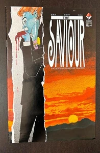 SAVIOUR #4 (Trident Comics 1990) -- Early Mark Millar -- FN- - Picture 1 of 2