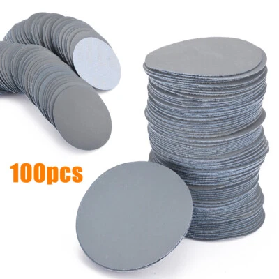 100Pcs 75mm Papier de Verre Ponçage Polissage Disque Feuille Abrasif 3000 Grit - Imagen 1 de 4