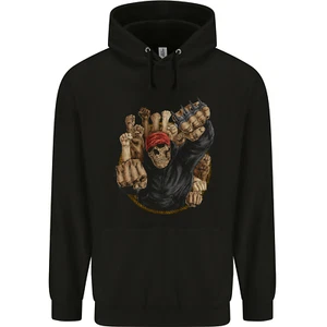 Fighting Spirit Revolution Anarchy Protest Childrens Kids Hoodie - Picture 1 of 3