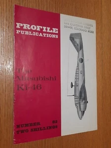 Profile Publications #82 Mitsubishi Ki-46 Japanese Reconnaissance Plane WWII - Picture 1 of 4