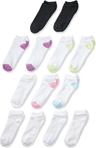 Fruit of the Loom Girls Socks, 13 Pack Ankle Value (Little Girls & Big Girls) - Picture 1 of 1