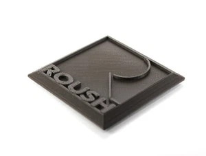 ROUSH Custom Size Emblem For Ford Mustang 2005 - 2014 Decal Badge Side Fender - Foto 1 di 4