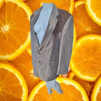 Circle S 西部西装外套运动外套牛仔 Rodeo 风格夹克男式 44R — 第 1/4 张图片