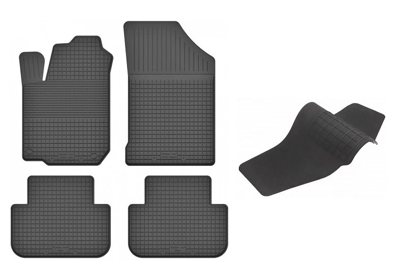 Rubber mats floor mats with tunnel by Rubber Mat suitable for Chevrolet Epica - Image 1 of 4