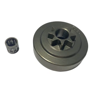 PIGNONE,CAMPANA FRIZIONE MOTOSEGA ECHO COMPATIBILE CS 2600 PASSO 1/4" A 8 DENTI - Foto 1 di 2
