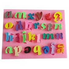 3pcs/set Letter & Number siliconi mold Chocolate fondente Decorating-mould b6x5