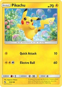Pikachu 19/68 - Hidden Fates - Non-Holo Pokemon Card - Near Mint (NM) - Picture 1 of 1