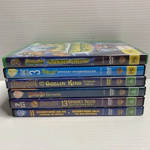 Scooby Doo DVD Bundle 6 DVDs - TV Episodes and Movies - GC - (R4, PAL) Kids WB - Picture 1 of 24