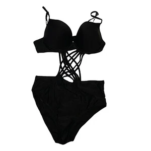 #4691 VSHA womens black one piece swuimsuit size XXL - Picture 1 of 10