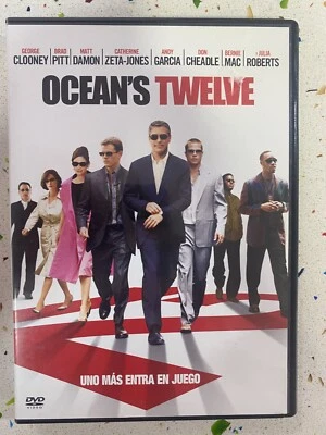 Ocean's Twelve George Clooney Brad Pitt - DVD + Extras Spanish English OCEANS AM - Image 1 of 3