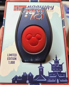 2020 Disney EPCOT World Showcase Norwegen Mickey Zauberband UNVOLLKOMMENE BOX LESEN - Bild 1 von 13