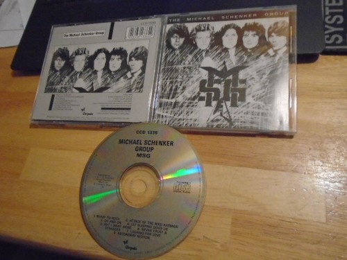 RARE ORIGINAL UK PRESS Michael Schenker Group CD msg 1981 metal ...