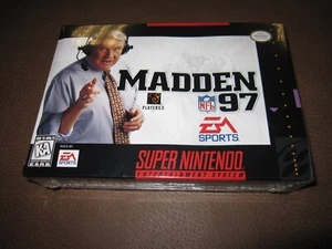 Madden NFL 97 SNES Super Nintendo *** BRAND NEW GENUINE H-SEAL *** - Picture 1 of 8