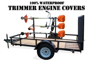 ORANGE Trimmer Engine Covers, Edger, Pole Saw, ORIGINAL DryWraps 100% Waterproof - Picture 1 of 7