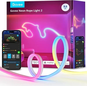 Govee H61D3 Neon Rope Light 2 9.8FT LED Strip - Picture 1 of 9