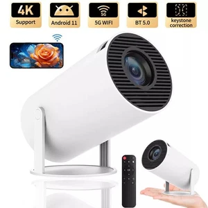 10000 Lumen LED Projector 4k 1080p Mini Home Theater WiFi Bluetooth Android HDMI - Picture 1 of 15