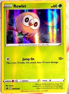 Rowlet SWSH220 SWSH: Sword & Shield Promo Cards Holo - Picture 1 of 2