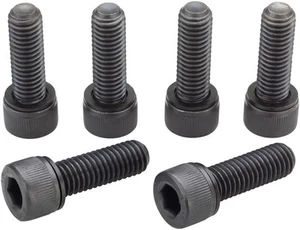 Odyssey V2 Replacement Stem Bolt Set Black 6 Bolts BMX Hardware - Picture 1 of 1