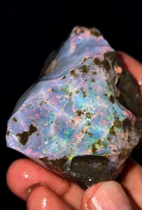 Opale Welo etiope grezzo naturale opale di fuoco cristallo grezzo multi fuoco scegli opale - Foto 1 di 7