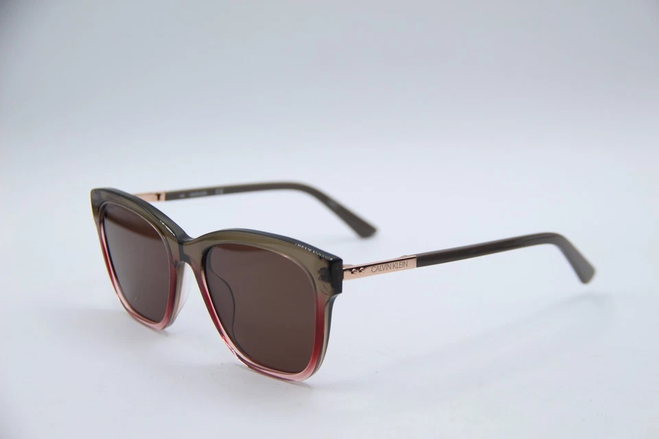 GAFAS DE SOL AUTÉNTICAS CALVIN KLEIN CK19524S 271 GRIS CLARO MORERA DORADO 55-19 Foto 1 de 4