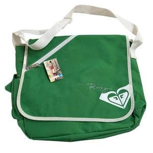 Roxy Girl Green Messenger Bag Vintage Y2K New NWT Rare School Bag 2004 - Picture 1 of 14