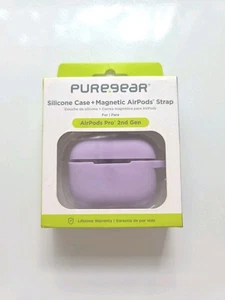 PureGear Airpods Custodia Silicone + Cinturino Magnetico per Apple Airpods Pro 2a Generazione - Foto 1 di 2