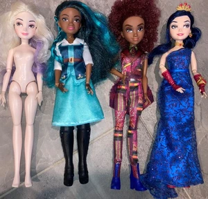 Disney Descendants Doll Lot Princess Evie Royal Blonde Mal Uma Celia - Picture 1 of 5
